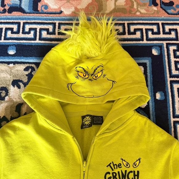 Dr. Seuss Grinch Hoodie - Neon Yellow - Picture 4 of 4
